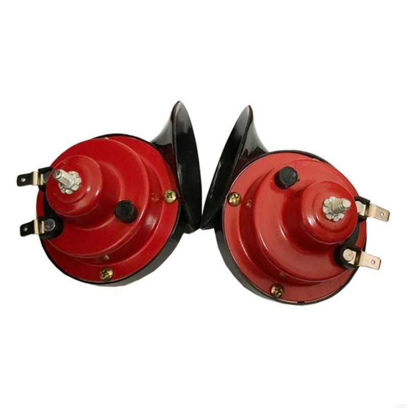2025 New 12V for Car Snail Electric Air Horn Marine Boat Loud Alarm Double Tone Motorcycle Aotomotive Loud 115db 30W