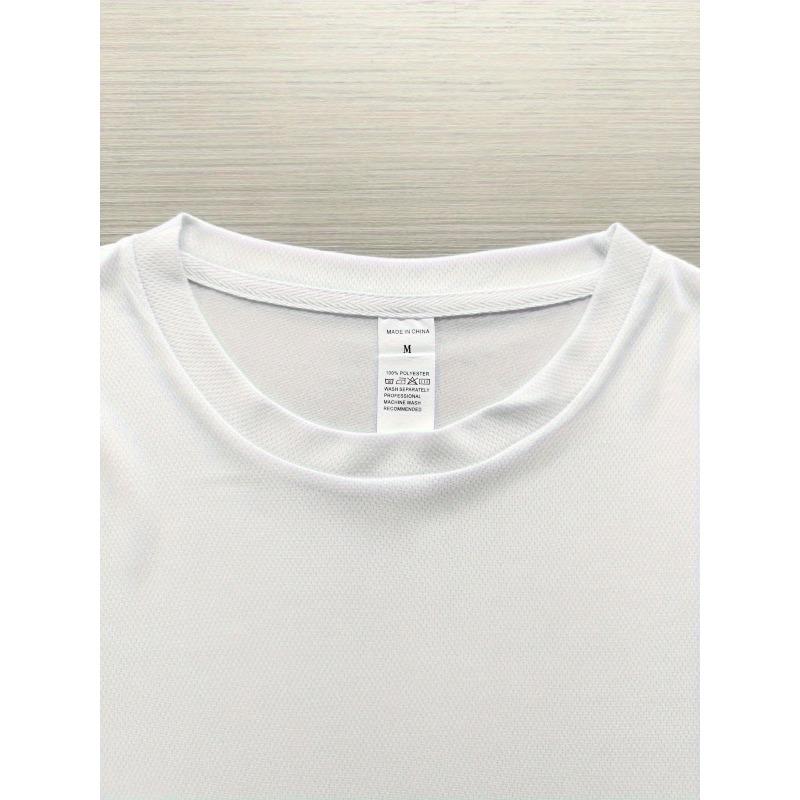 European sizes Men's Short-Sleeve T-Shirt, Summer Breathable Sportswear for Fitness, Trendy Casual Loose Fit Slimming Men's T-Shirt