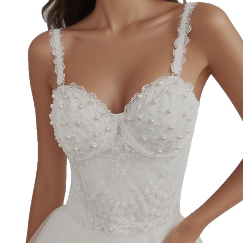 European & American Sheer Fishbone Underwire Corset - Sexy Slimming Suspender Body Shaper