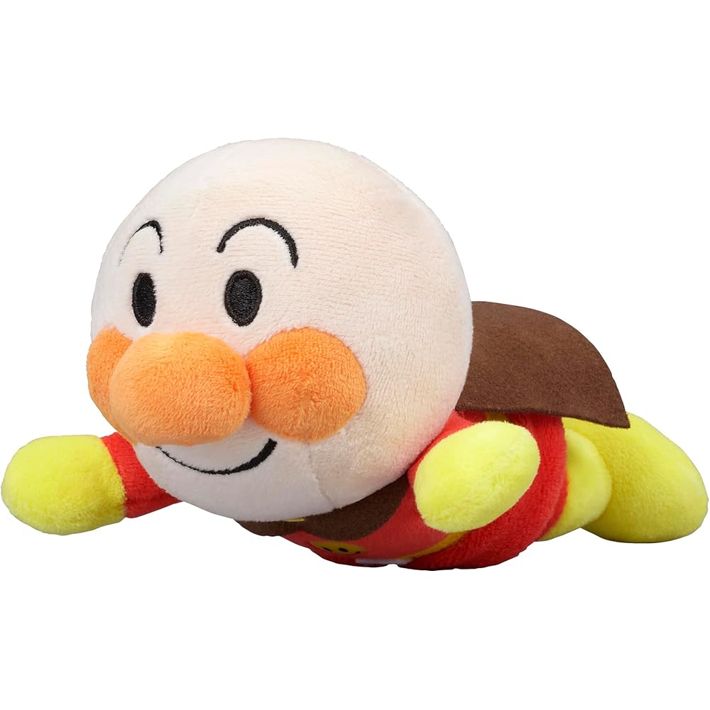 SEGA FAVE Anpanman Puchi Beans Collection Jump Pose Plush Toy 15cm