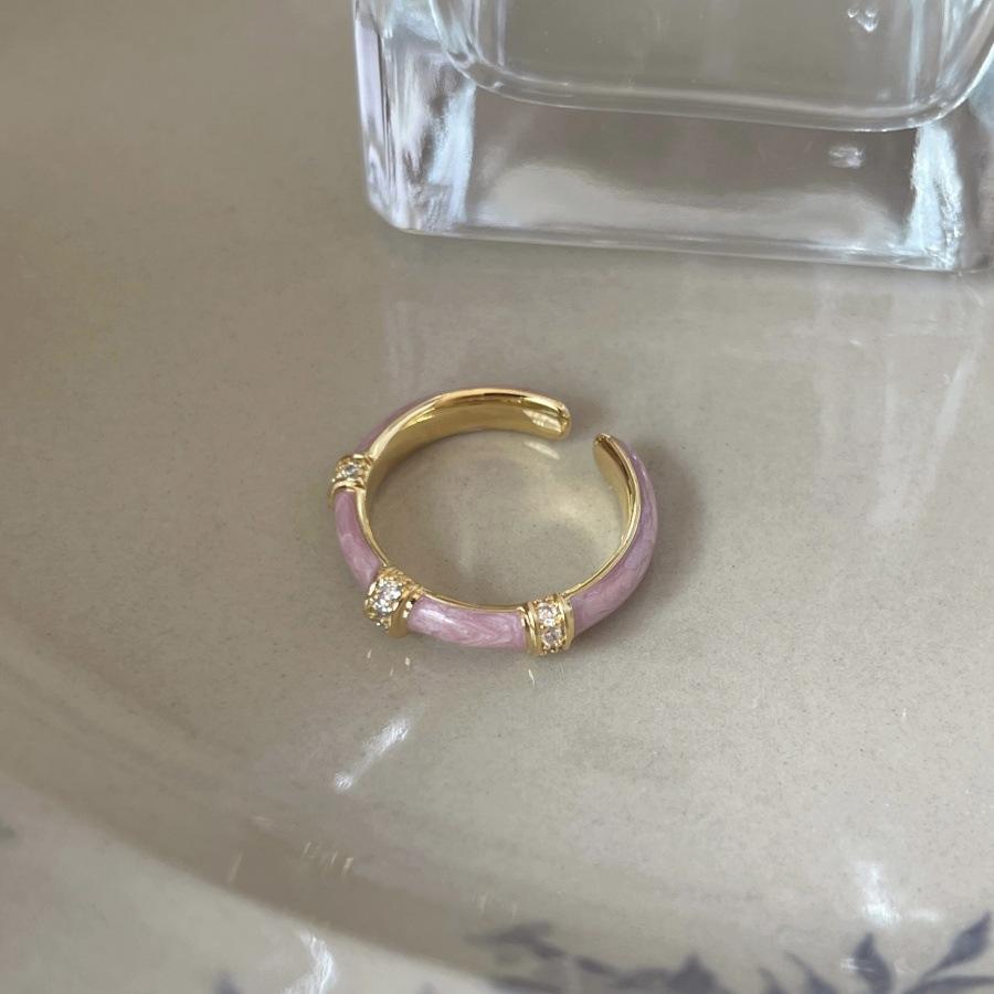 Zircon Flower Butterfly Ring 2025 Light Luxury Unique Index Finger Ring Niche Exquisite Versatile Ring