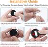 20D Screen Protectors Glass For Samsung Galaxy Watch Active 2 40mm 44mm Full Cover Curved Edge Protective Film Scratch Resistant