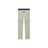 Essentials SS22 Fleece-Lined Storm Pants With Logo Patch And Plain Pockets Men Casual Pants Grey-Green FOG-SS22-814
