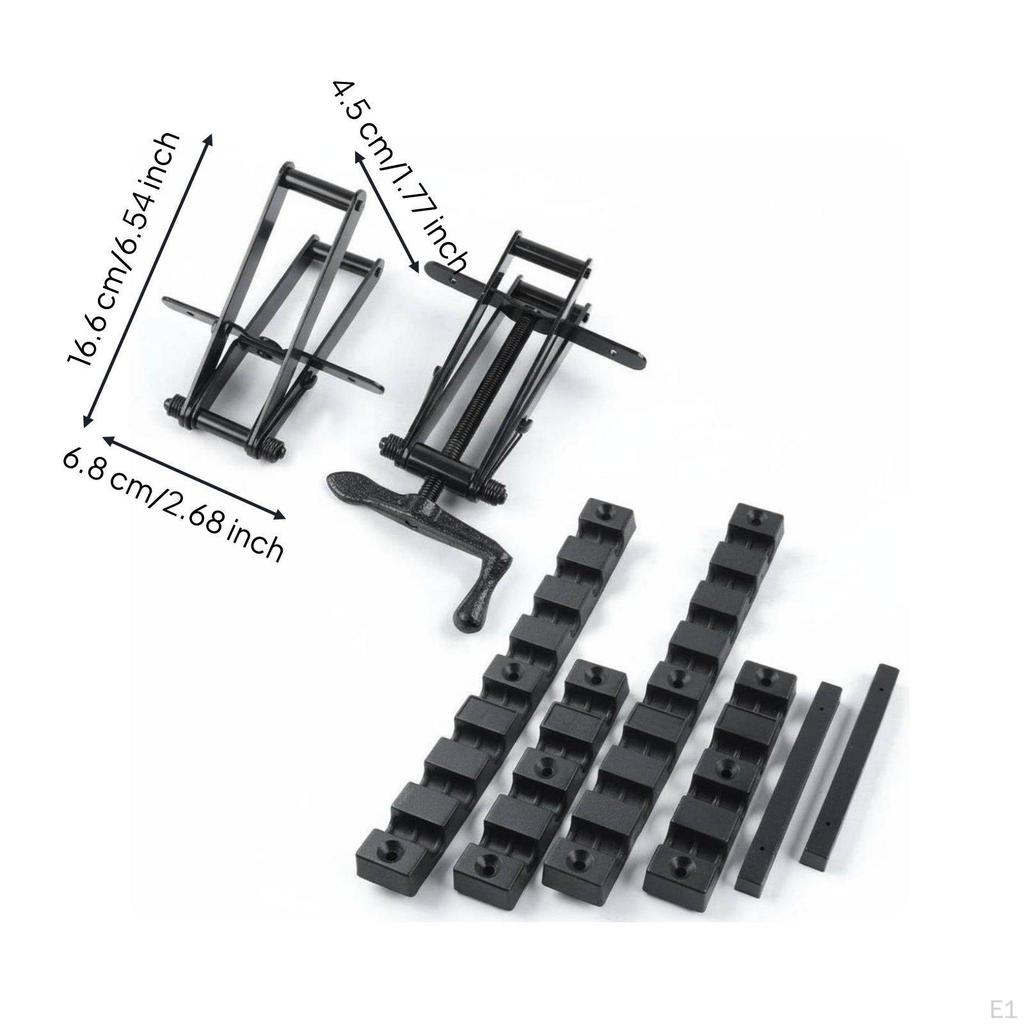 Carpentry Panel Clamp Kit Adjustable Width fourway Pressure Easy to Rotate Handle Clamping