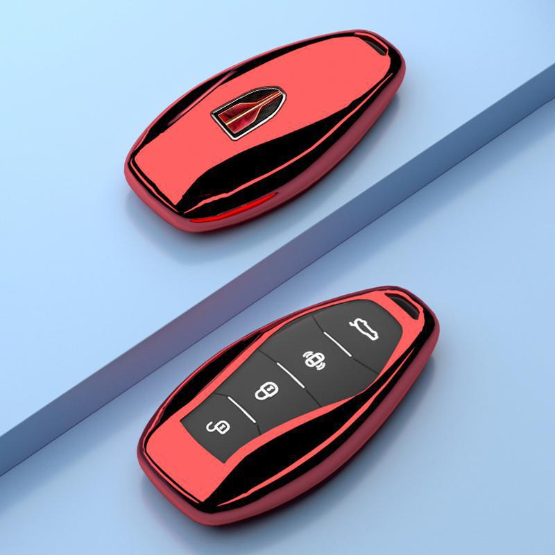 Premium HQ9 Men's Key Shell Cover for 2023 Hongqi H5 – Full Coverage with Stylish Buckle