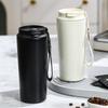 Large Capacity Stainless Steel Insulated Travel Mug - Stylish, Portable, Perfect for Students and Cars