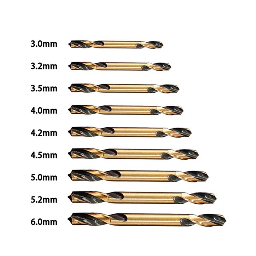 1 Stück HSS Doppelkopf-Schneckenbohrer für Metall Edelstahl Holzbohren