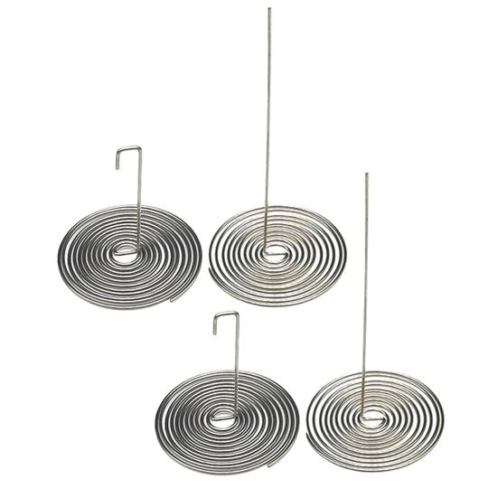 2/4Pcs Teapot Spout Strainer Portable Spiral Coffee Filter Tea Strainer Stainless Steel