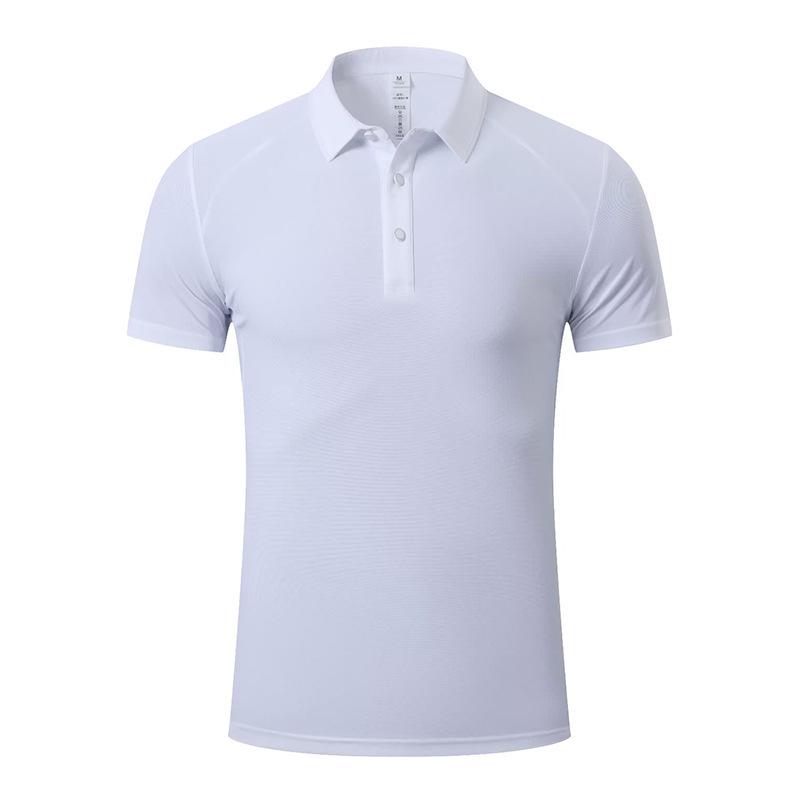 Men's Cross-Border Milk Silk Lapel Polo Shirt - Short Sleeve Sports & Running Top