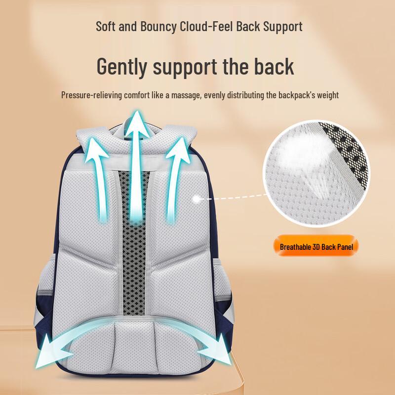 Sunshine 8 AM Ergonomic Kids School Backpack
