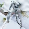 Crinkle Star Bag Charm Keychain Accessory With Sturdy Metal Hook for Purse Backpack Decoration