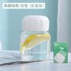 High Value Glass Chubby Cup Sealed Graduated Cup High Temperature Resistant Coffee Soy Milk Milk Cup Plus Cup