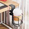 Rotating Desk Cup Holder Water Multifunction Clip on Table Edge Clamp Adjustable for