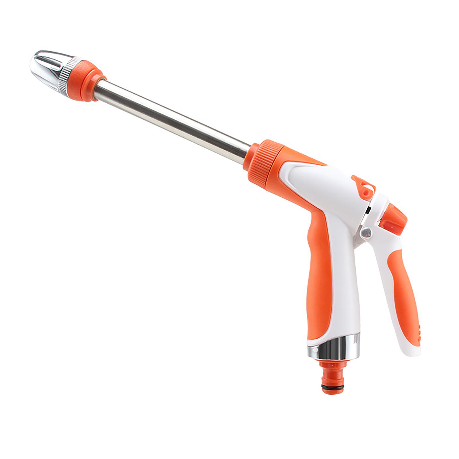 Hose Nozzle Dirt Instantly Stainless Steel Hose Fit For Garden Car Watering Wand For Garden Hose Fast Shipping оранжевый