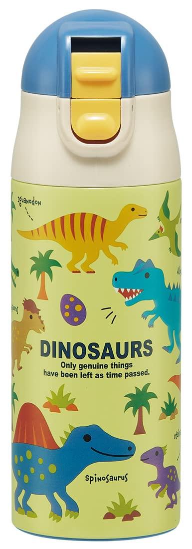 

Бутылка для воды из нержавеющей стали Skater с трубочкой, одно нажатие, 350 мл, изображение динозавра SDPC4P-A