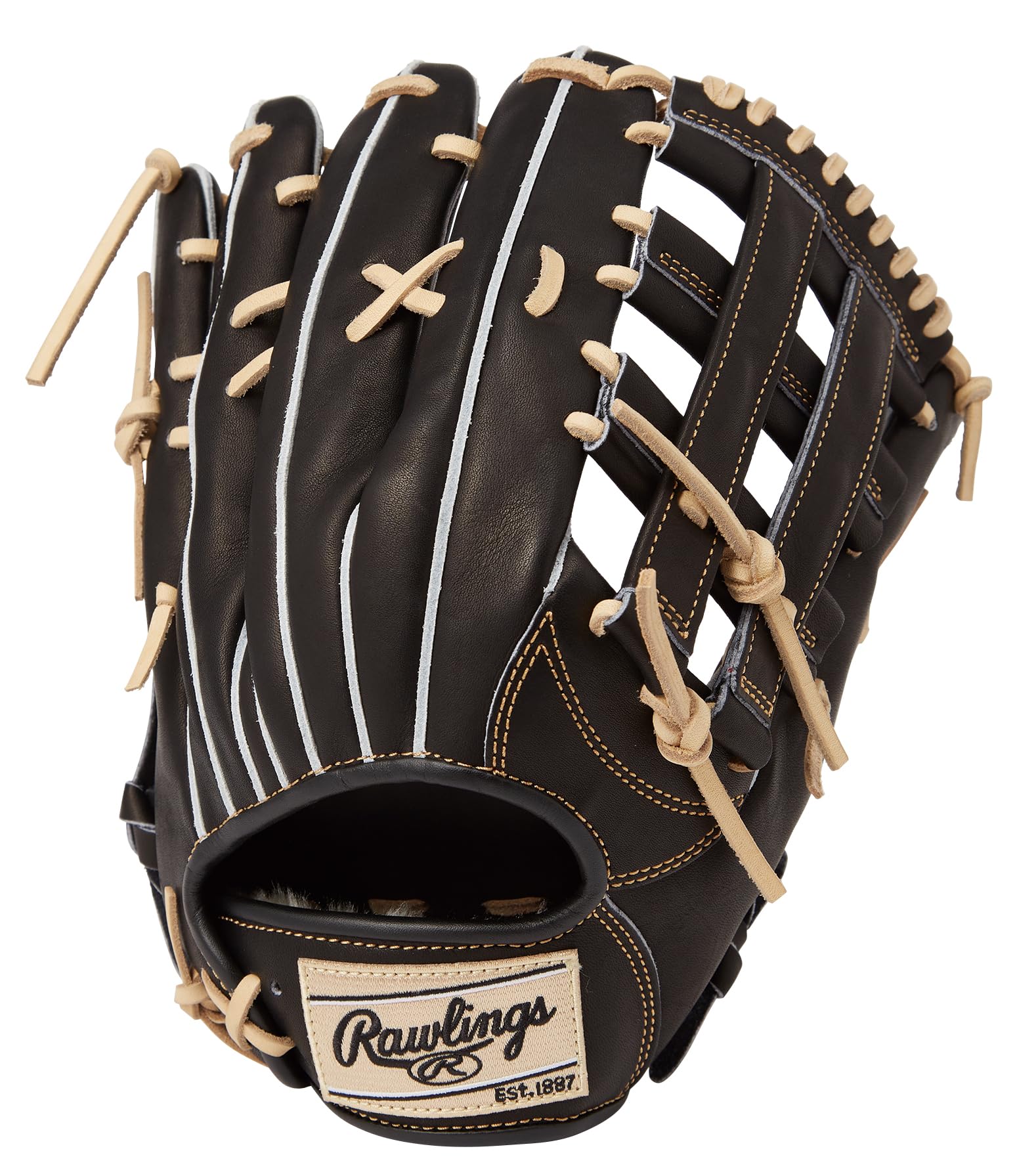 

Rawlings Бейсбольная перчатка мягкая для взрослых HOH PRO EXCEL –FS STyle- GR5HEB88FS черная [для аутфилдера] размер 12,5 *для левшей (ношеная правая рука)