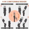 2024 Zinc Alloy Magnetic Fast Charge 4-in-1 Type C PD60W Cable Power Bank