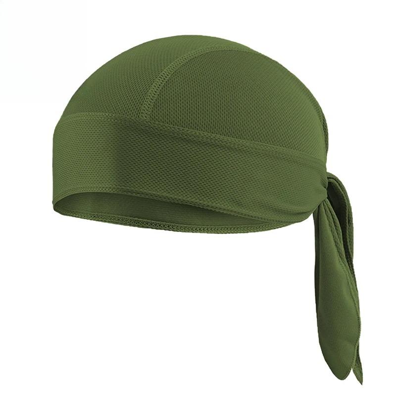 For Men Cycling Pirate Hat Breathable Mesh Pirate Bandana Cap Sweat Absorbent Helmet Inner Head Cover Skull Cap For