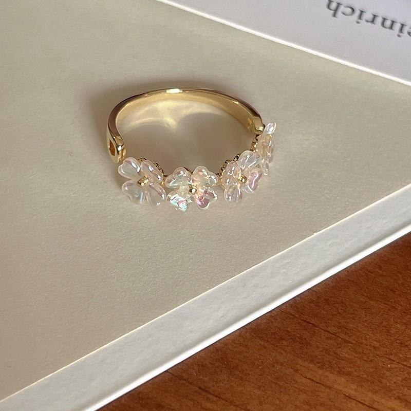 Gold-Plated Zircon Heart Ring - Elegant High-End Design for Index Finger