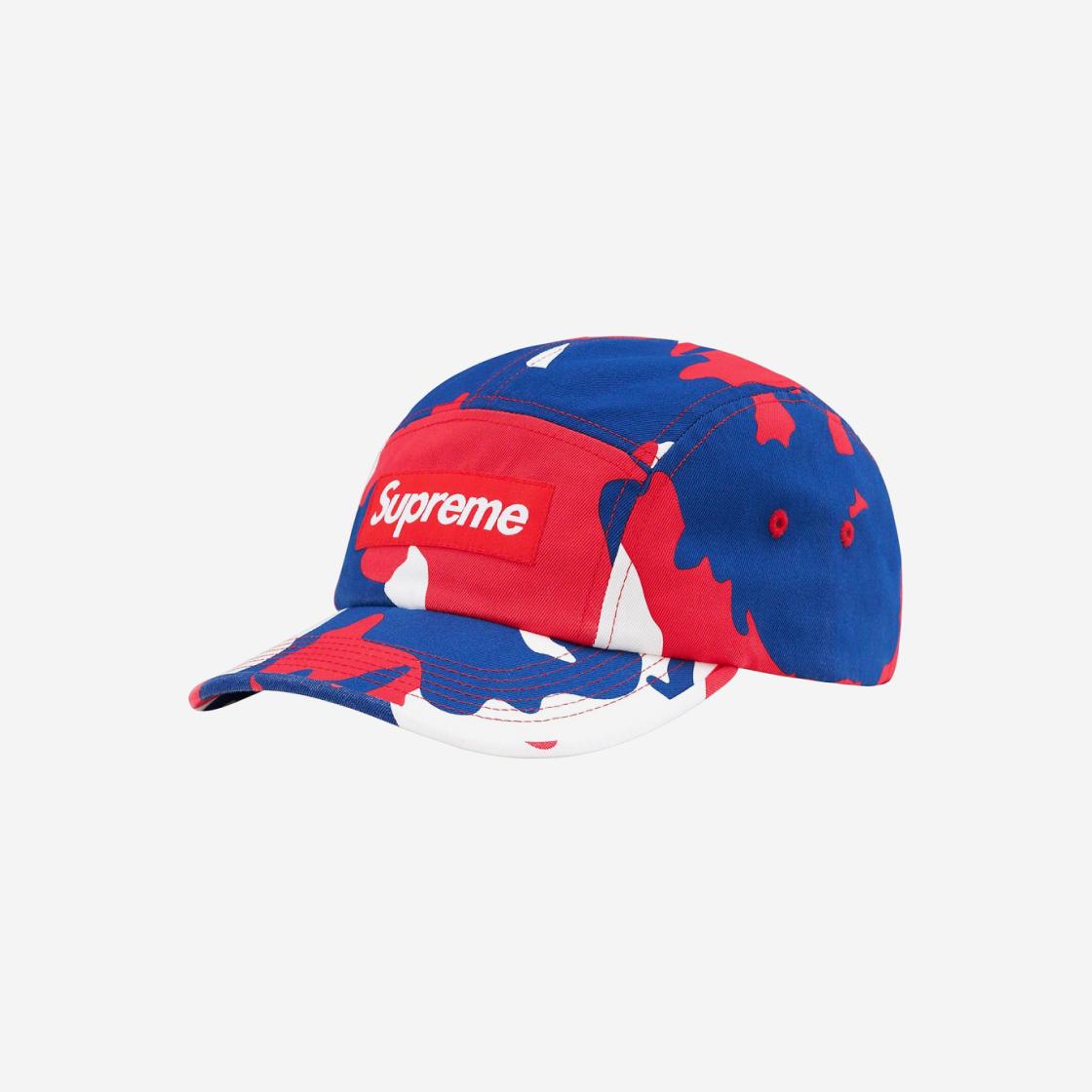 

Кепка Supreme из саржевого чиноса, красная камуфляжная 22SS -