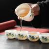 GOWKE White Porcelain Kung Fu Tea Set