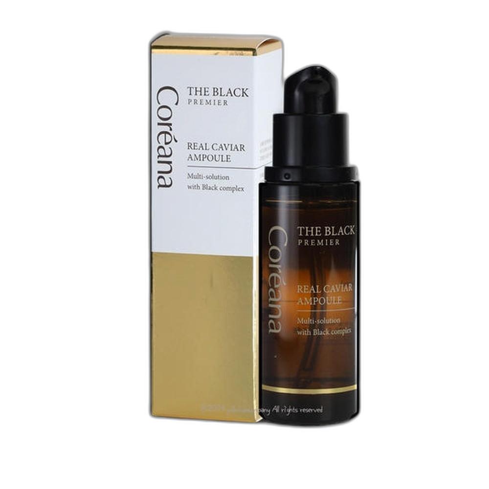 Coreana The Black Premier Real Caviar Ampoule Radiant Vitalizing Glow 50ml
