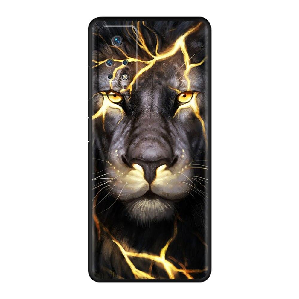 Official For Xiaomi Redmi Note K40 9T 7 10 9C 9 8 9S 9A 11 Pro K40S 10C 8T Celulares Fundas Beast Lion Wolf