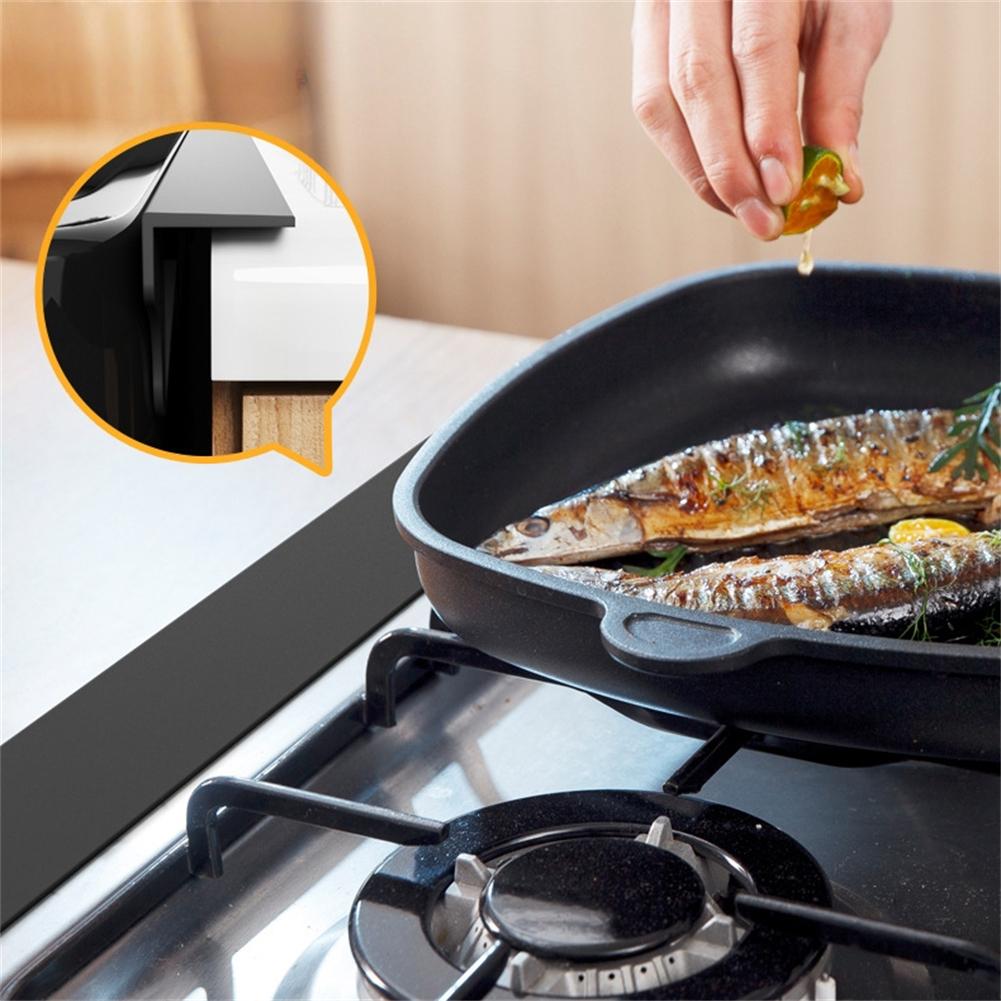 1.77 Inch Depth Silicone Stove Gap Covers Stove Counter Seal