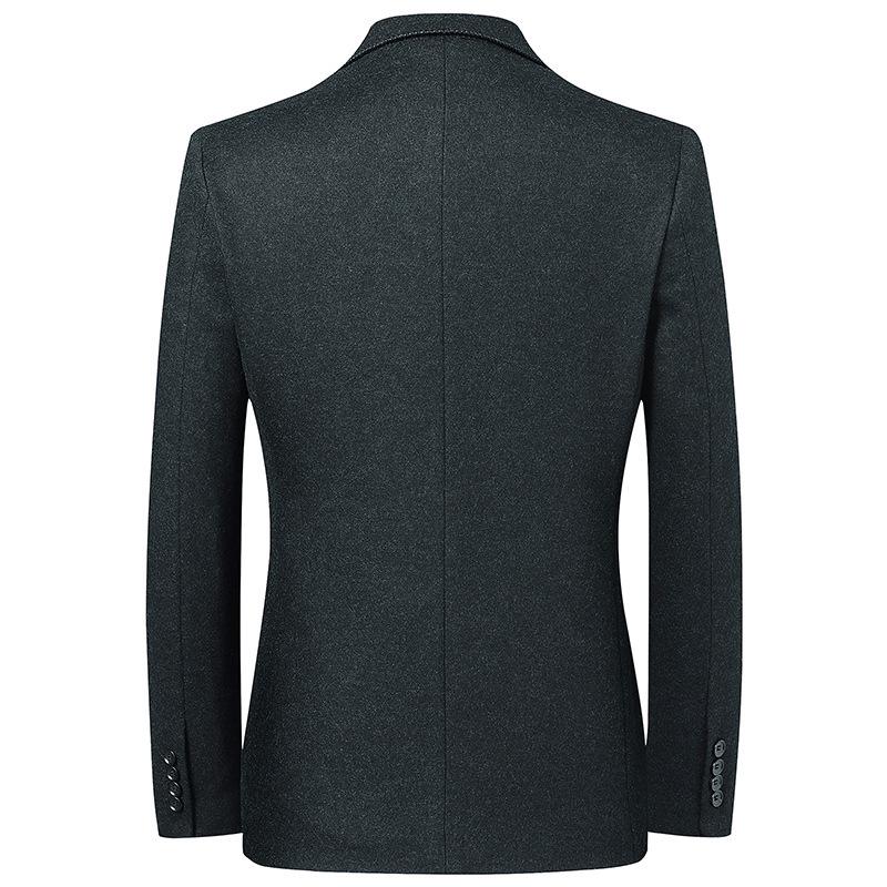 Мужской костюм осень и зима новый повседневный маленький костюм мужской средний — фото 3