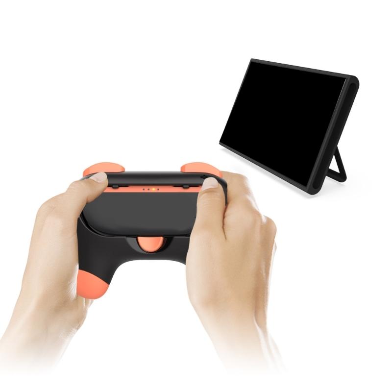 Racing Game Controller Grips Set Ergonomic Handles And Steering Wheel Compatible For NS2 Console