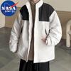 NASA MARVEL Men's Stand-Up Collar Padded Jacket