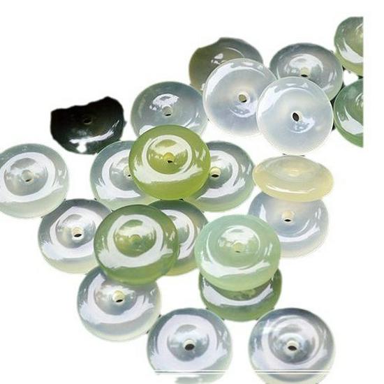 Jade Arhat Eye Pendant - Natural Ice Xiuyan Jade Necklace Accessories