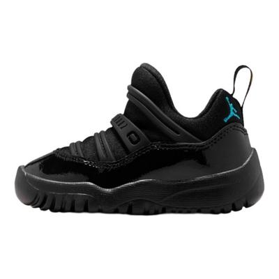 Air  11 Retro TD Little Flex Versatile Comfortable Durable High-Top Walking Shoes Baby Shoes Black Gamma-Blue BQ7102-047