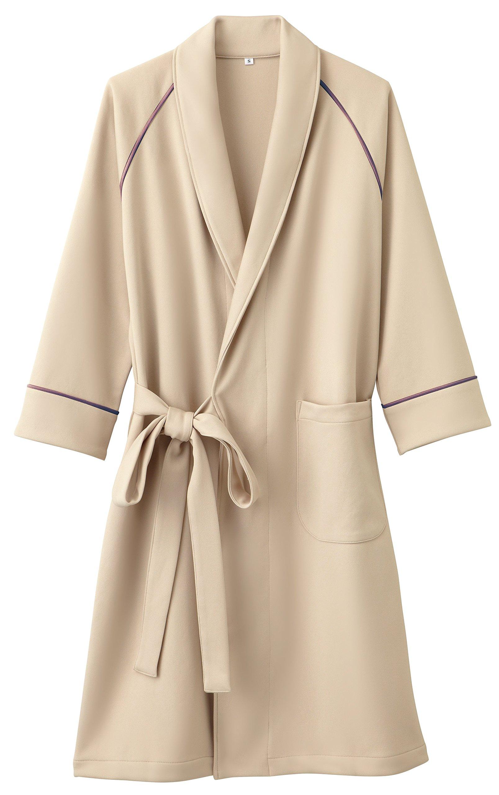 

Fork Medical Examination Gown, 7021SK, Beige, Size M (Equivalent to Japanese Size M)