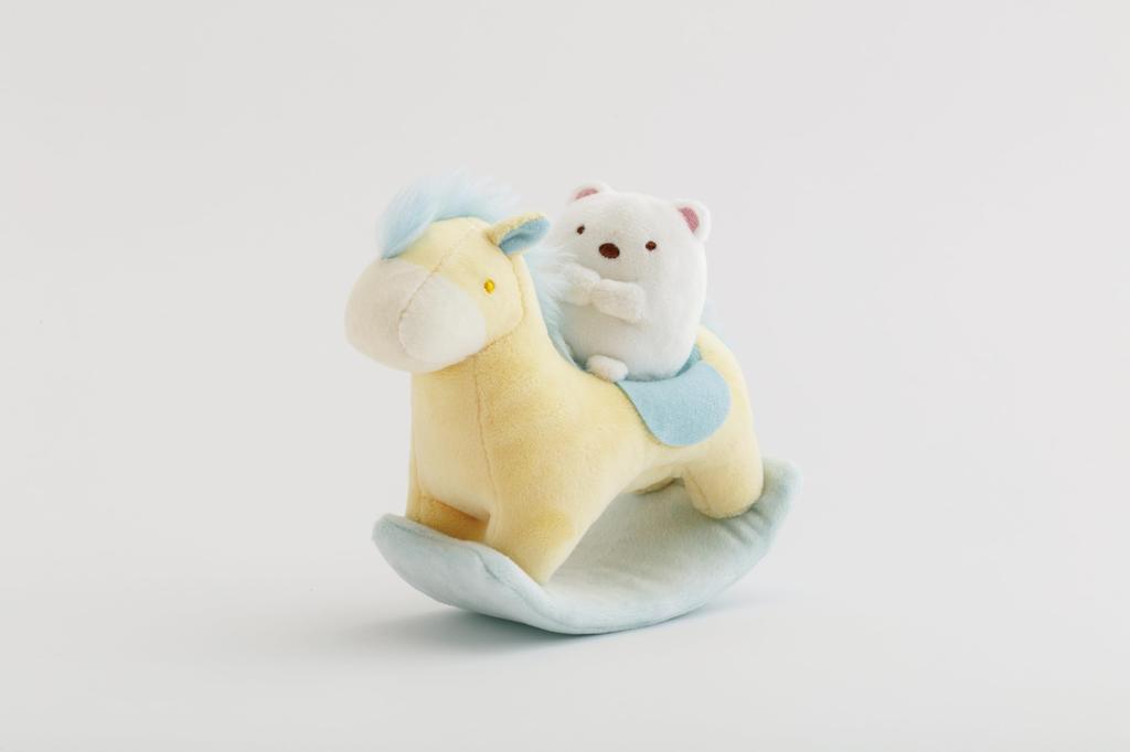San-X Sumikkogurashi Ornament Sumikko Ebiten's Tail & Rocking Horse MV48401 H140 X W65 X D140