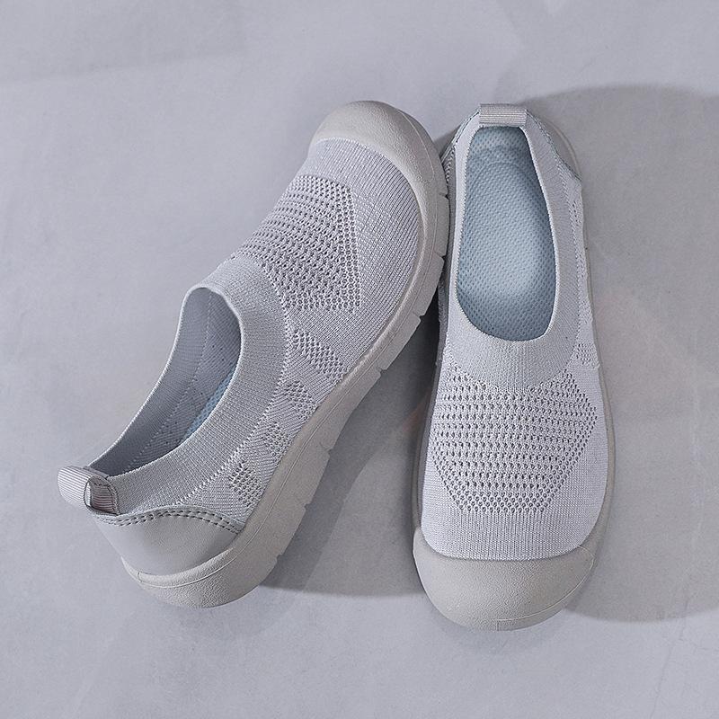 

Summer fly-woven mesh breathable middle-aged and elderly sports shoes soft-soled mother shoes 41 lightweight elderly walking casual shoes 42 35