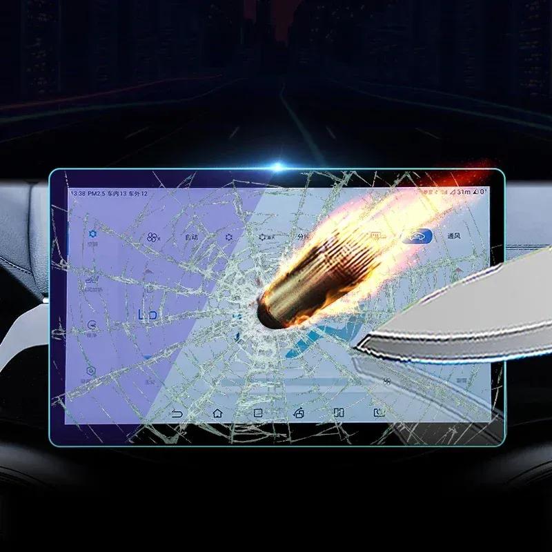 For BYD SONG PLUS SEALION 6 2024 2025 Car GPS Navigation Screen Protect Tempered Film Auto Dashboard Display Sticker Accessories