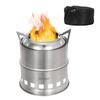 Tragbarer Edelstahl Leichtgewicht Holzofen Verfestigter Alkoholofen Outdoor Kochen Picknick BBQ Camping