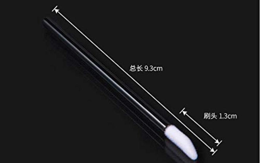 Kittro Disposable Lip Pack of Makeup Cosmetic Makeup Brushes Brushes, 100, Portable, Convenient, Brushes, Supplies, (Black)