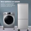 Heavy Duty Appliance Rollers, 300Kg Load Mobile Washing Machine Base, Double Row 24 Wheels