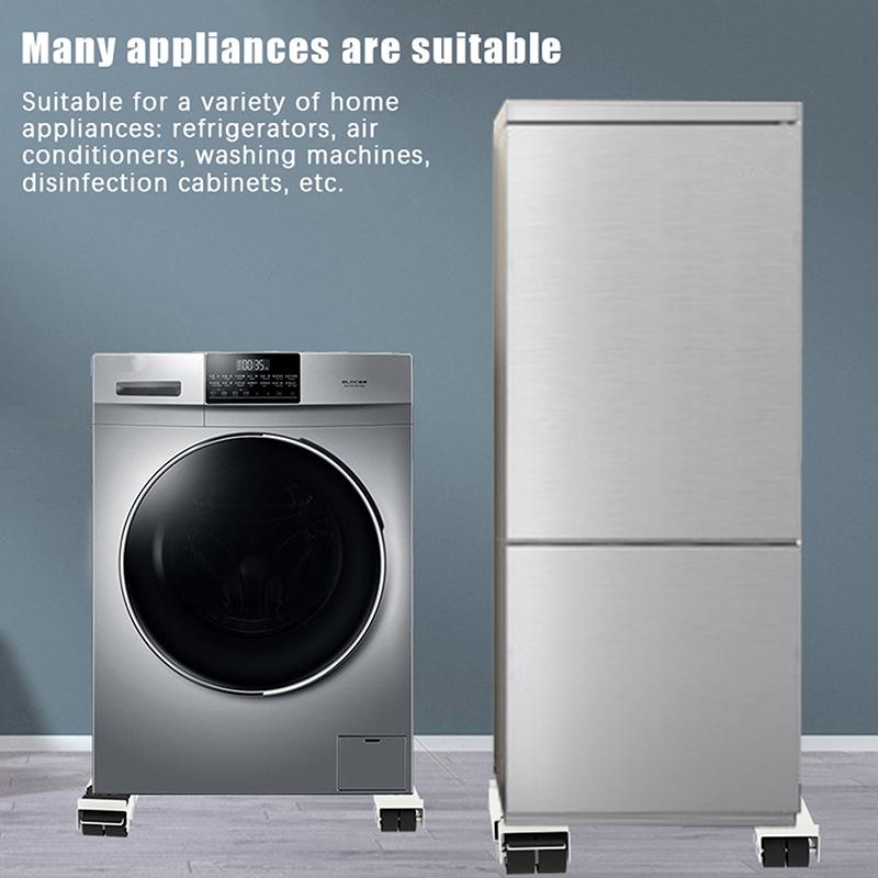 Heavy Duty Appliance Rollers, 300Kg Load Mobile Washing Machine Base, Double Row 24 Wheels