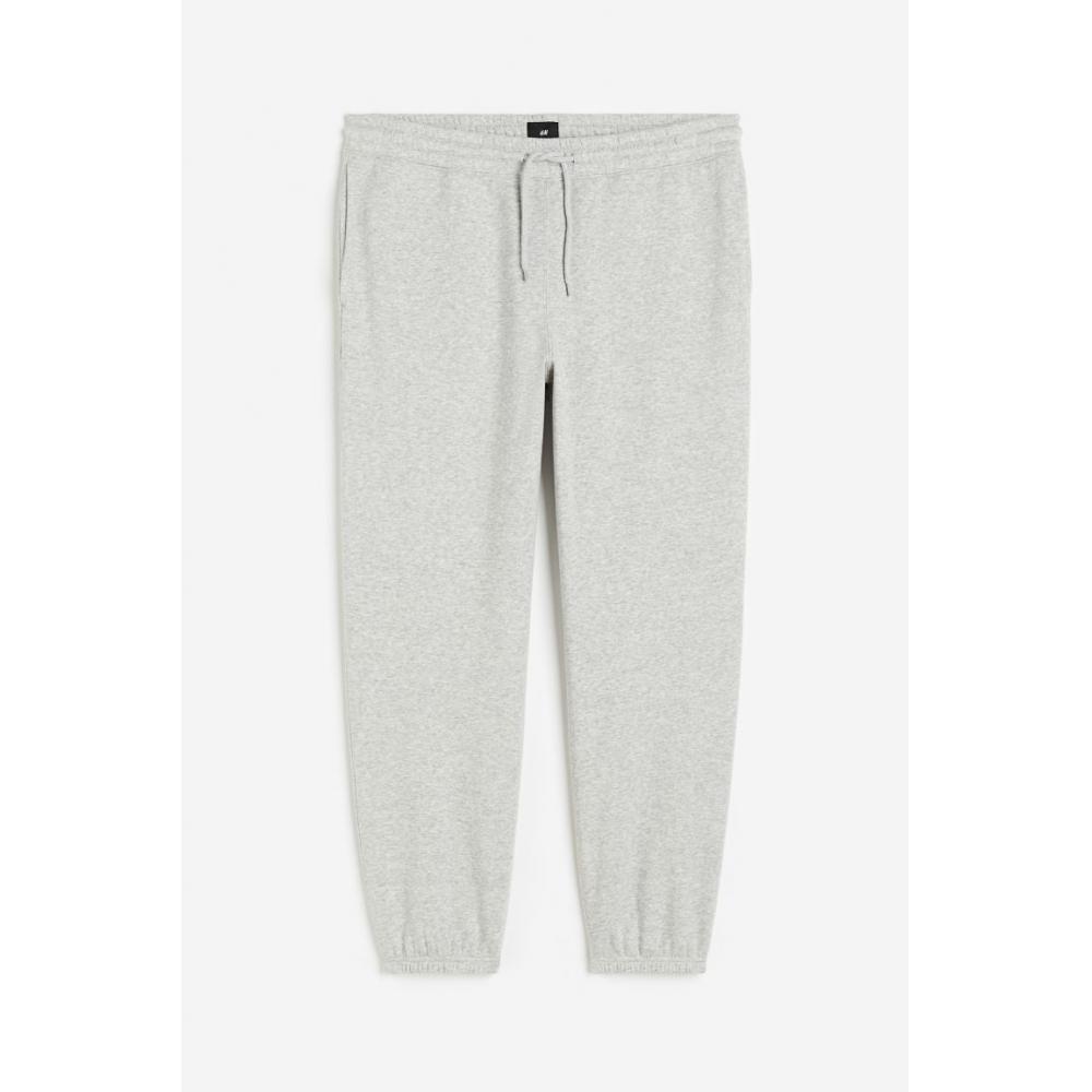 H M Relaxed Fit Sweatpants Grey Melange