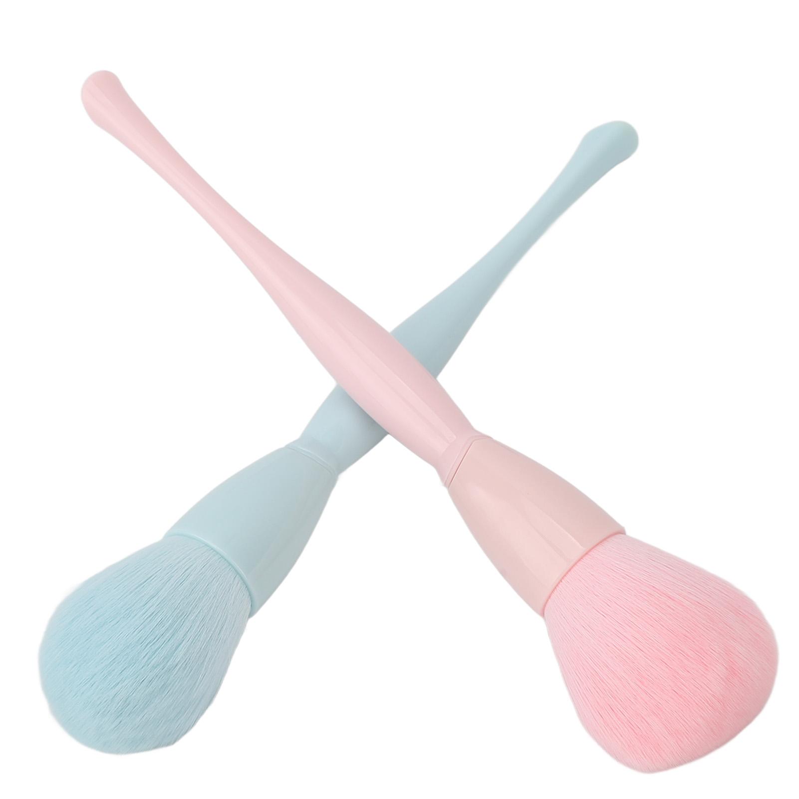 

2 шт. Щетка для очистки ногтей от пыли, профессиональный домашний салон, портативный очиститель ногтей для новичков