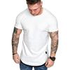 Men's T Shirt Leisure Fashion Pure Color Leisure T-shirt for Male Short Sleeve Tops T-shirt