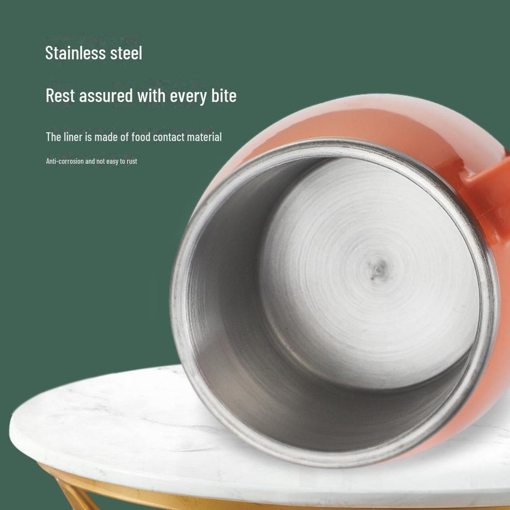 Stainless Steel Thermos Mug with Handle for Men & Women – Ideal for Tea, Coffee, Office, or Water.