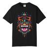 Vibrant Horror Mask Abstract Art TShirts, Comfort Colors, Unisex Streetwear Tee