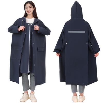 Rain Bike Rain Backpack Long Reflective Double Transparent Rain EVA Water For Rainy Heavy L Size [Xrkuu] Raincoat, Poncho, Men's, Women's, Gear,