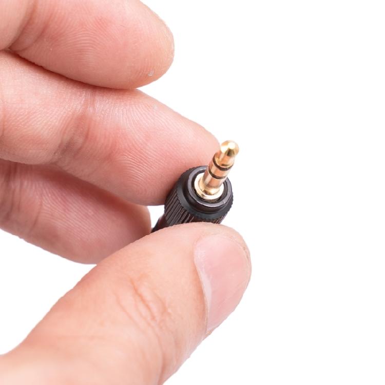 Mini Jack 3.5mm 3 Poles Plug Aluminum Shell Stereo 3.5mm Plug Wire Connector