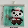 Cartoon Panda Hanging Beads Ornaments Handmade Cat Crafts Wall Art for Girls Room Decor Creative Wall Decoration Trendy 2025