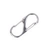 10Pcs S Hooks Eco-Friendly Metal Key Clip Camping Secure Backpacks Fastener Carabiner Keychain Stable Wilderness Survival Tools